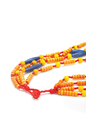 Orange Beads Necklace