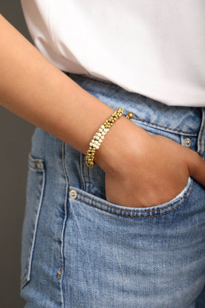 Corn Style Bead Bracelet