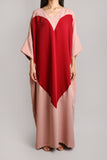 Heart Dress in Pale  Pink and Red (013)
