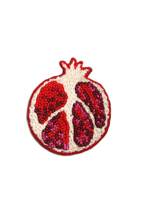 Pomegranate Half Embroidery Brooch