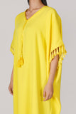 Bright Yellow Tassel Dress (041)