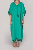 Green Tassel Dress (041)