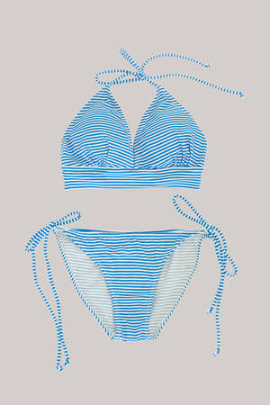Blue Stripe Swimwear