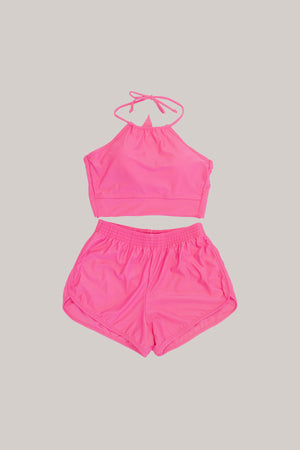 Pink Shorts and Tops Swimwear